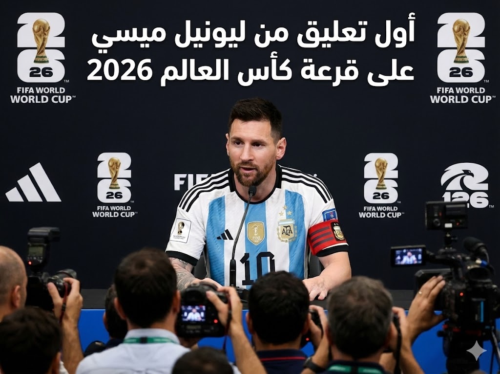 أول تعليق من ليونيل ميسي على قرعة كأس العالم 2026